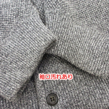 【中古】crepuscule | クレプスキュール Moss Stitch V-neck Cardigan カーディガン 2403-033 グレー サイズ：2