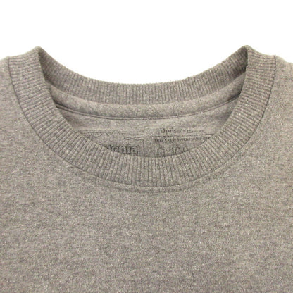 【中古】patagonia | パタゴニア SHOP STICKER PATCH UPRISAL CREW SWEATSHIRT スウェット 39541 グレー サイズ：XS