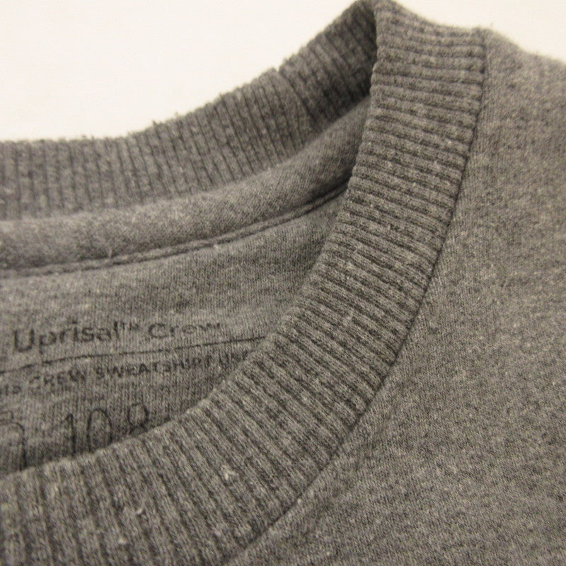 【中古】patagonia | パタゴニア SHOP STICKER PATCH UPRISAL CREW SWEATSHIRT スウェット 39541 グレー サイズ：XS