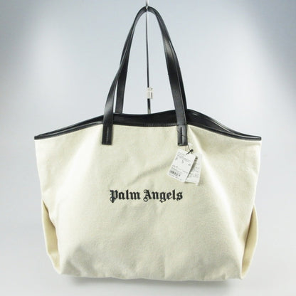 【中古】Palm Angels | パームエンジェルス トートバッグ PWNA058F23FAB0010310 アイボリー