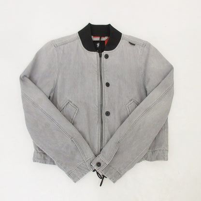 【中古】G-STAR | ジースター Drawstring Bomber Jacket デニム D20599-D109-D127 グレー サイズ：M