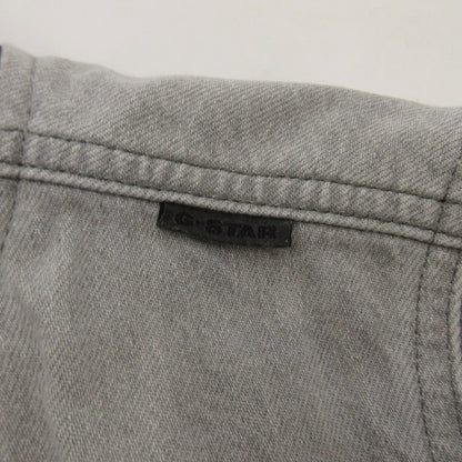 【中古】G-STAR | ジースター Drawstring Bomber Jacket デニム D20599-D109-D127 グレー サイズ：M