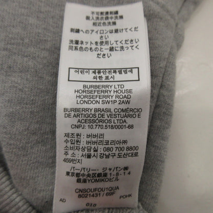 【中古】BURBERRY London England | バーバリーロンドンイングランド スウェット 8021431 グレー サイズ：S