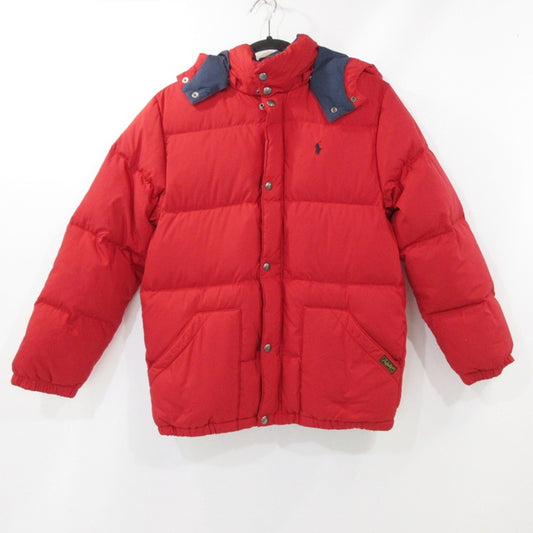 【中古】POLO RALPH LAUREN | ポロ・ラルフローレン ダウンジャケット 323565518 レッド サイズ：L