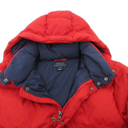 【中古】POLO RALPH LAUREN | ポロ・ラルフローレン ダウンジャケット 323565518 レッド サイズ：L