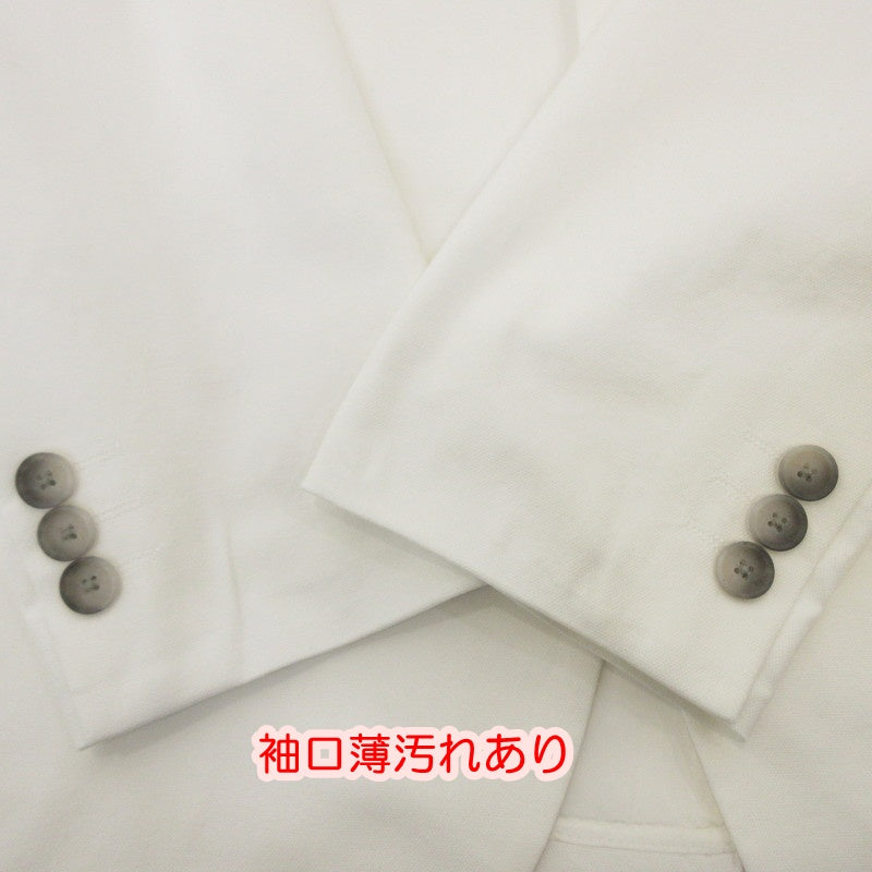 【中古】theory | セオリー NEW TAILOR 2 CHAMBERS テーラードジャケット 02-3104004 ホワイト サイズ：40