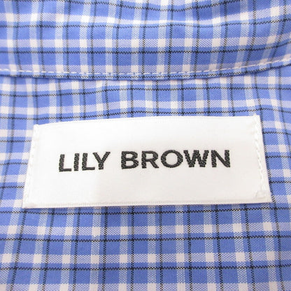 【中古】Lily Brown | リリーブラウン Lily Bearボウタイオーバーシャツ 長袖シャツ LWFB244078 2024A/W サイズ：F