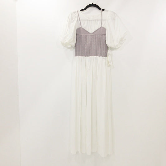 【中古】Lily Brown | リリーブラウン ニットビスチェドッキングワンピース ワンピース LWFO241108 2024S/S サイズ：F ホワイト