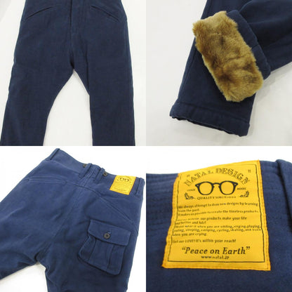 【中古】NATAL DESIGN | ネイタルデザイン Sarouel Parachute Pants サルエルパンツ ネイビー サイズ：S