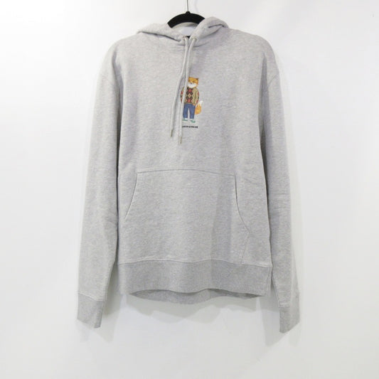 【中古】MAISON KITSUNE | メゾンキツネ Dressed Fox Regular Hoodie パーカー LM00304KM0001 グレー サイズ：S