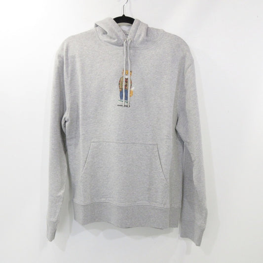 【中古】MAISON KITSUNE | メゾンキツネ Dressed Fox Regular Hoodie パーカー LM00304KM0001 グレー サイズ：M
