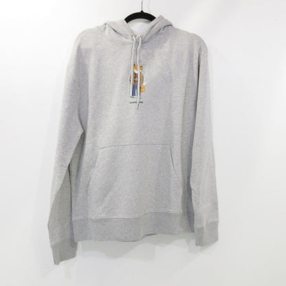 【中古】MAISON KITSUNE | メゾンキツネ Dressed Fox Regular Hoodie パーカー LM00304KM0001 グレー サイズ：L