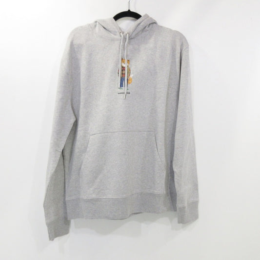 【中古】MAISON KITSUNE | メゾンキツネ Dressed Fox Regular Hoodie パーカー LM00304KM0001 グレー サイズ：L
