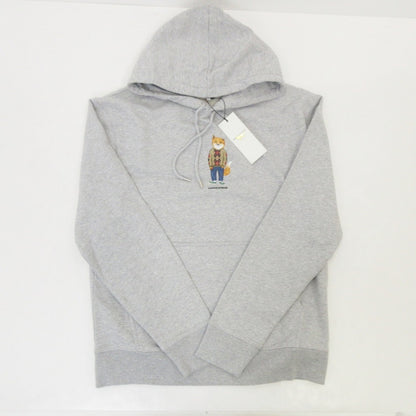 【中古】MAISON KITSUNE | メゾンキツネ Dressed Fox Regular Hoodie パーカー LM00304KM0001 グレー サイズ：L