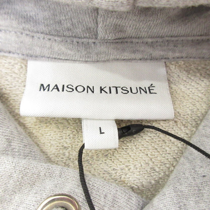 【中古】MAISON KITSUNE | メゾンキツネ Dressed Fox Regular Hoodie パーカー LM00304KM0001 グレー サイズ：L