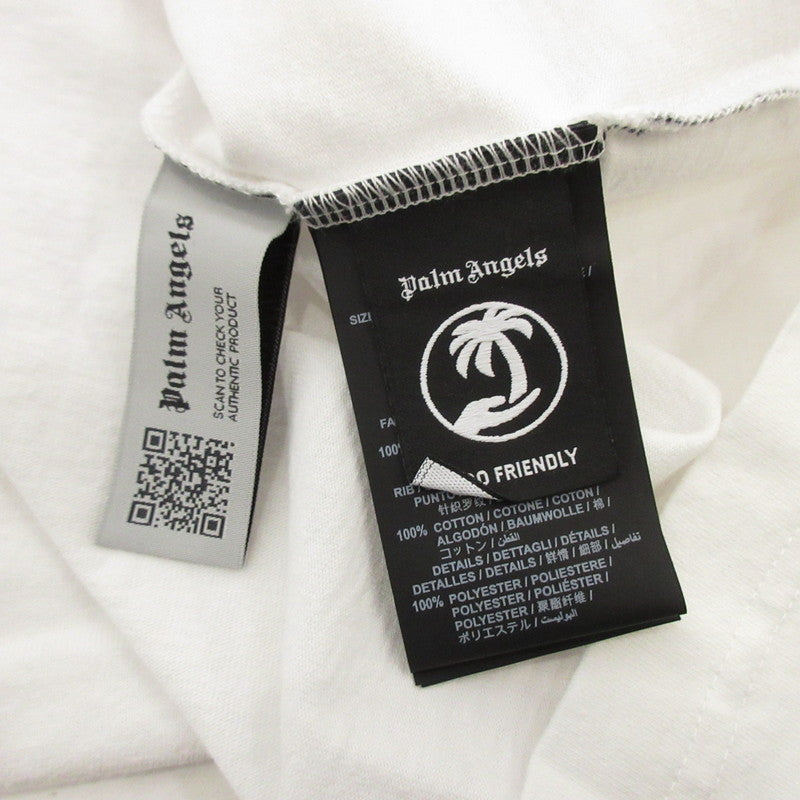 【中古】Palm Angels | パームエンジェルス I Love Pa Classic Tee 半袖Ｔシャツ PMAA066S23JER002 ホワイト サイズ：L