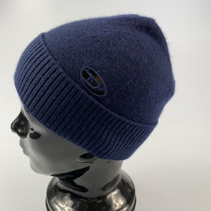 【中古】DIESEL | ディーゼル K-REV ニットキャップ A133190GEAY ネイビー