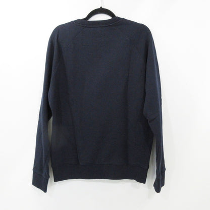 【中古】MAISON KITSUNE | メゾンキツネ HANDWRITING CLEAN SWEATSHIRT スウェット FM00352KM0001 国内正規品 ネイビー サイズ：M