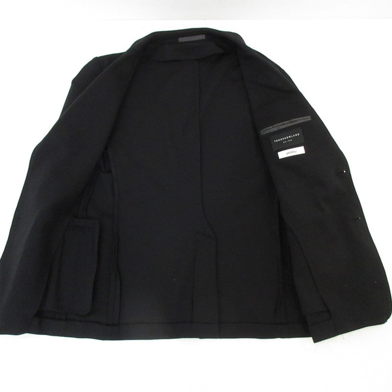 【中古】TOMORROWLAND | トゥモローランド ストレッチポンチシングルブレステッド2Bジャケット テーラードジャケット 61-07-31-07501 ブラック サイズ：44
