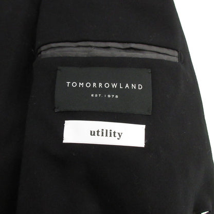 【中古】TOMORROWLAND | トゥモローランド ストレッチポンチシングルブレステッド2Bジャケット テーラードジャケット 61-07-31-07501 ブラック サイズ：44