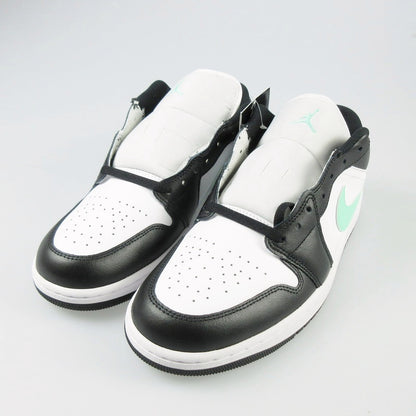 【中古】NIKE | ナイキ AIR JORDAN 1 LOW GREEN GLOW スニーカー 553558-131 ホワイト 30cm