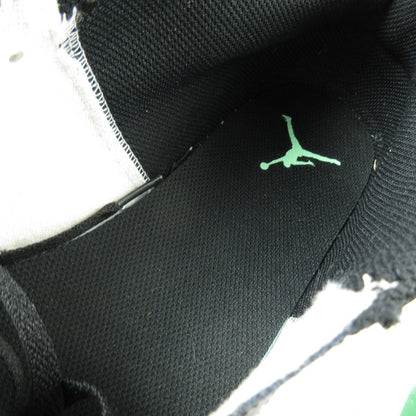 【中古】NIKE | ナイキ AIR JORDAN 1 LOW GREEN GLOW スニーカー 553558-131 ホワイト 30cm