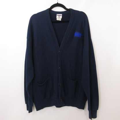 【中古】 KOPY KATS QUEST TEAM カーディガン ネイビー サイズ：XL