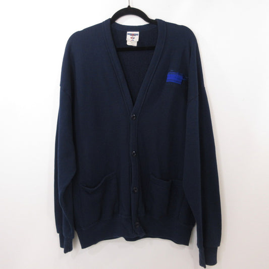 【中古】 KOPY KATS QUEST TEAM カーディガン ネイビー サイズ：XL