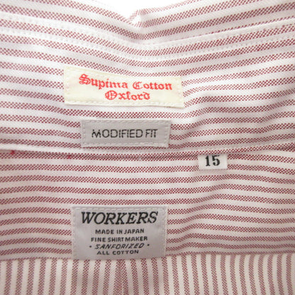 【中古】WORKERS | ワーカーズ Modified BD Shirt 長袖シャツ サイズ:15