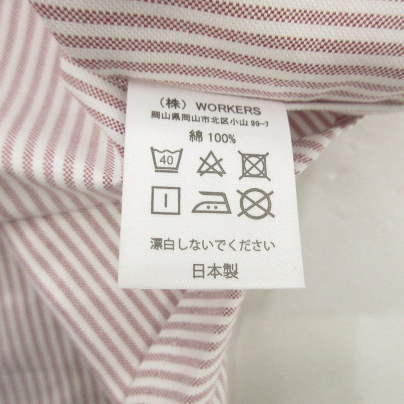 【中古】WORKERS | ワーカーズ Modified BD Shirt 長袖シャツ サイズ:15