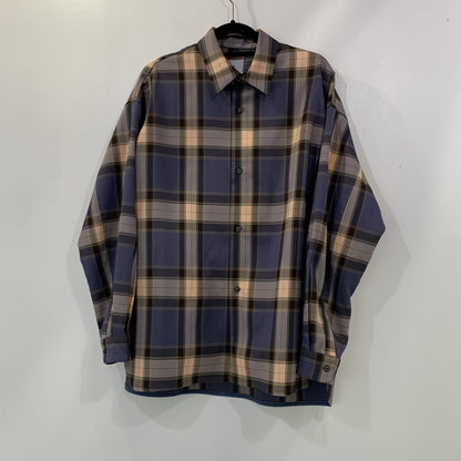 【中古】Lui's | ルイス ロイヤルチェックスリットボリュームシャツコート 長袖シャツ LUZ2041204A0005 2024S/S サイズ：F