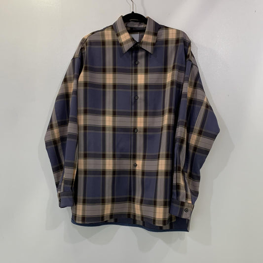 【中古】Lui's | ルイス ロイヤルチェックスリットボリュームシャツコート 長袖シャツ LUZ2041204A0005 2024S/S サイズ：F