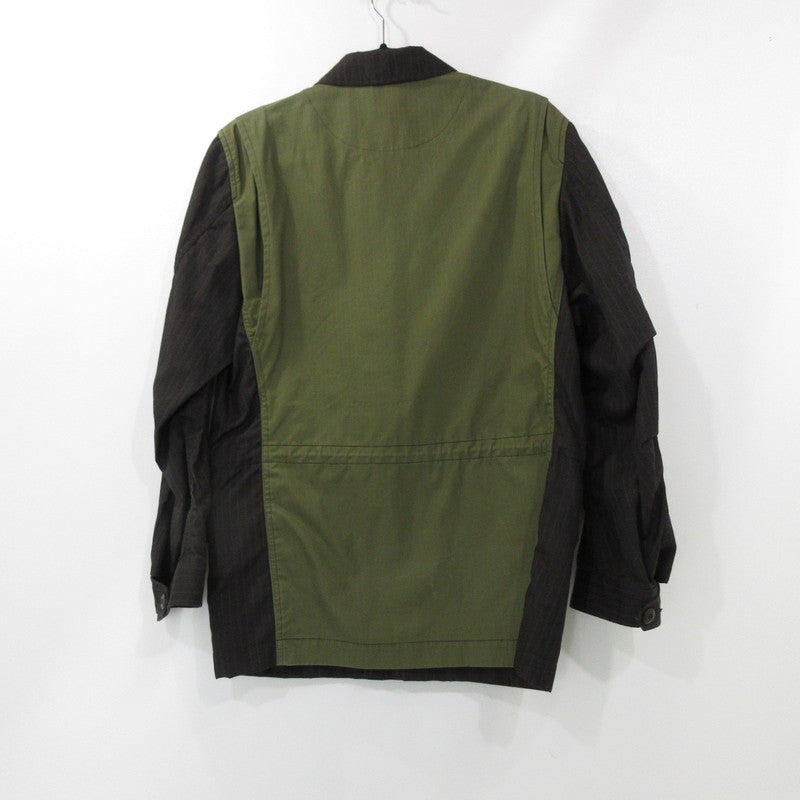 【中古】JUNYA WATANABE COMME des GARCONS MAN | ジュンヤワタナベコムデギャルソンマン 切替エステルラミージャケット その他アウター WI-J004 ブラウン サイズ：XS