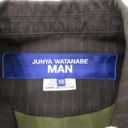 【中古】JUNYA WATANABE COMME des GARCONS MAN | ジュンヤワタナベコムデギャルソンマン 切替エステルラミージャケット その他アウター WI-J004 ブラウン サイズ：XS
