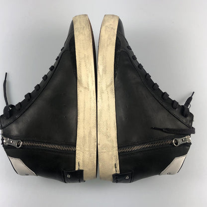【中古】 DISTRESSED HIGH スニーカー 18070AA6.20 ブラック 27.5cm