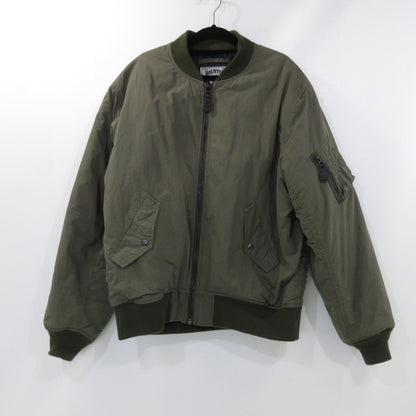 【中古】HOUSTON | ヒューストン ミリタリージャケット 51308 カーキ サイズ：L