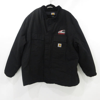 【中古】Carhartt | カーハート DUCK TRADITIONAL COAT 中綿ジャケット C003 BLK NETTTSワッペン ブラック