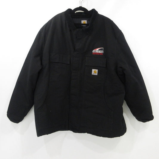 【中古】Carhartt | カーハート DUCK TRADITIONAL COAT 中綿ジャケット C003 BLK NETTTSワッペン ブラック