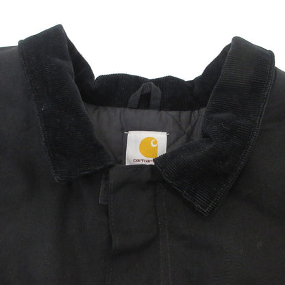【中古】Carhartt | カーハート DUCK TRADITIONAL COAT 中綿ジャケット C003 BLK NETTTSワッペン ブラック
