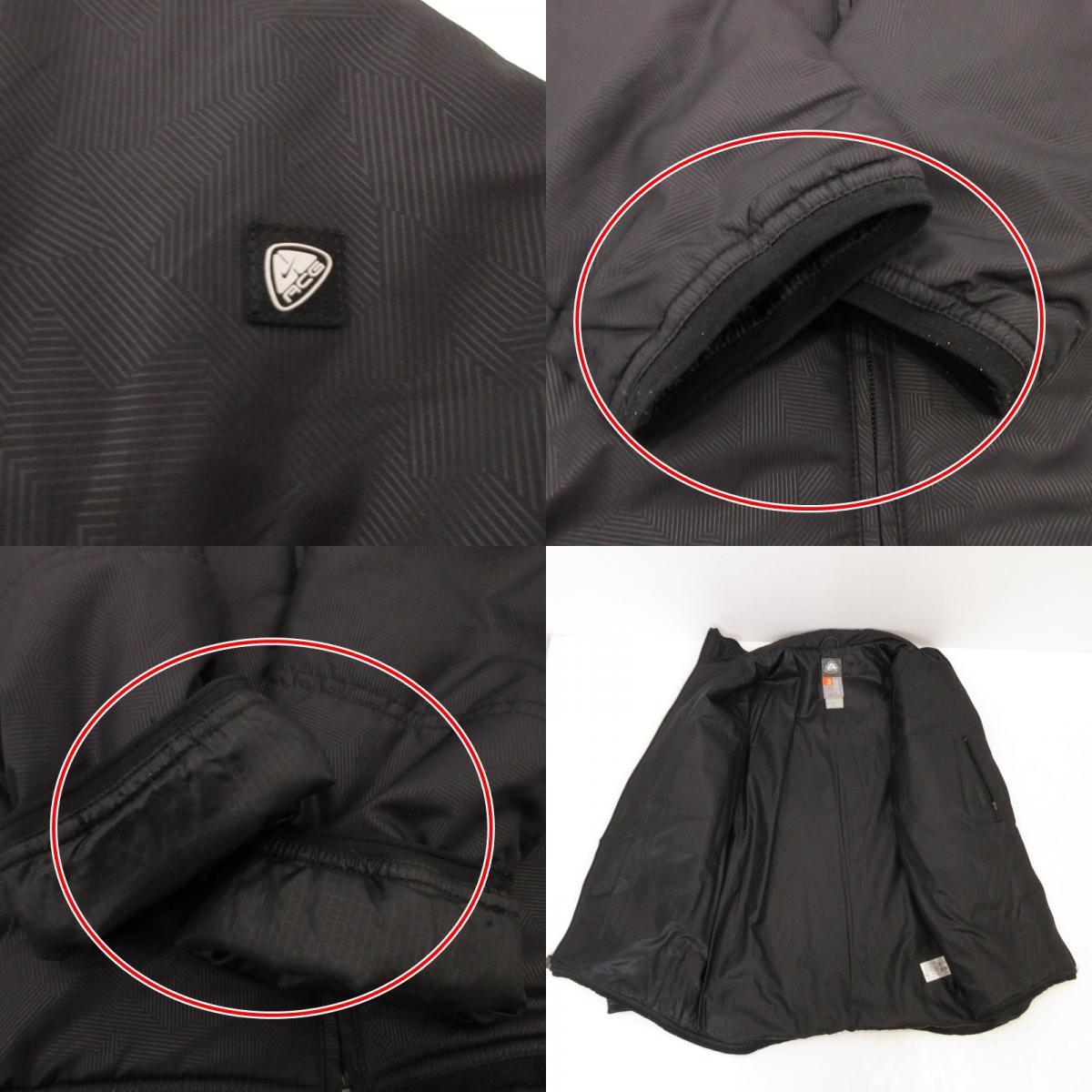【中古】NIKE ACG | ナイキ エーシージー パデッドジャケット 中綿ジャケット F4SIV ブラック サイズ：XL