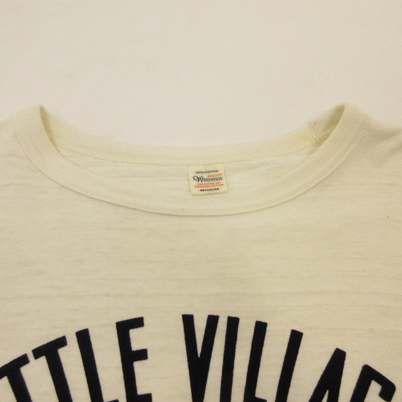 WARE HOUSE | ウェアハウス　ウエアハウス LITTLE VILLAGE 半袖Ｔシャツ Lot.4800 ホワイト サイズ：M