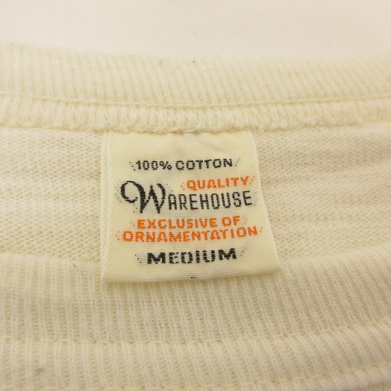 WARE HOUSE | ウェアハウス　ウエアハウス LITTLE VILLAGE 半袖Ｔシャツ Lot.4800 ホワイト サイズ：M