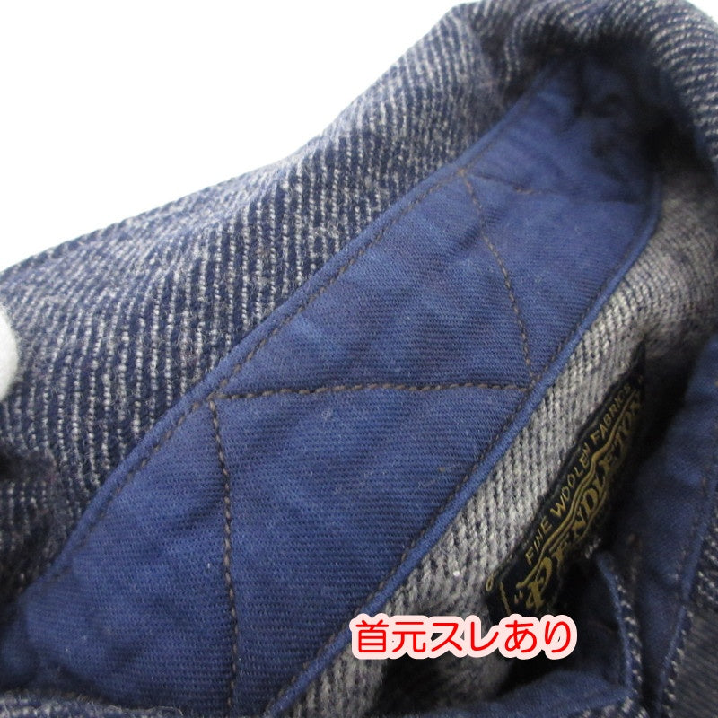【中古】WARE HOUSE | ウェアハウス　ウエアハウス CLASSICS WOOL SHIRTS 長袖シャツ ネイビー サイズ：42