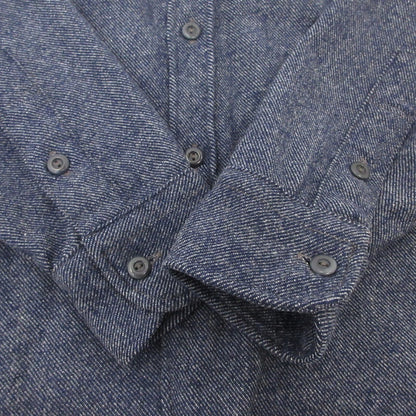 【中古】WARE HOUSE | ウェアハウス　ウエアハウス CLASSICS WOOL SHIRTS 長袖シャツ ネイビー サイズ：42
