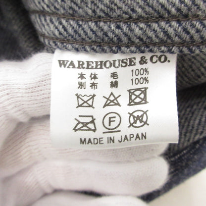【中古】WARE HOUSE | ウェアハウス　ウエアハウス CLASSICS WOOL SHIRTS 長袖シャツ ネイビー サイズ：42