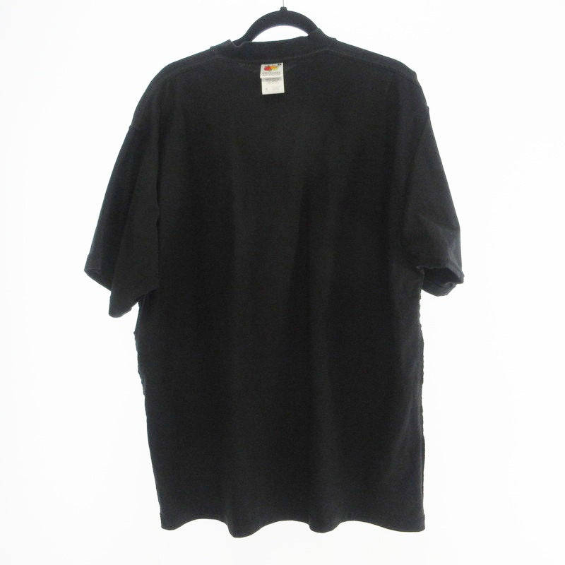 【中古】BALENCIAGA | バレンシアガ インサイドアウトロゴ 半袖Ｔシャツ 720198 TNVR5 国内正規品 ブラック サイズ：L