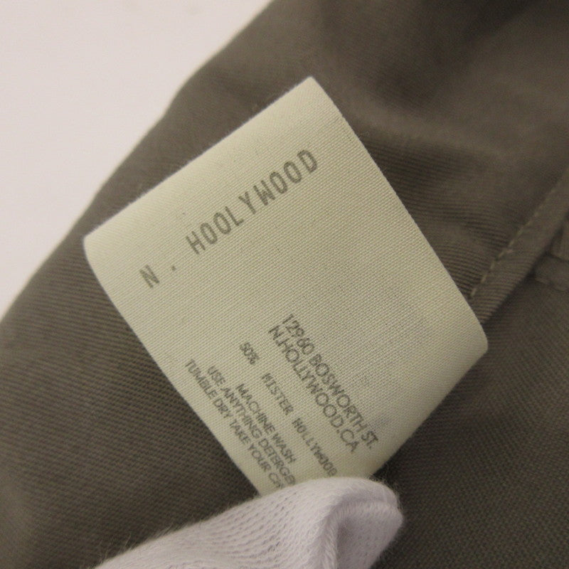 【中古】N.HOOLYWOOD | エヌハリウッド STAND COLLAR BLOUSON ブルゾン 9242-BL03-005 グレー サイズ：40