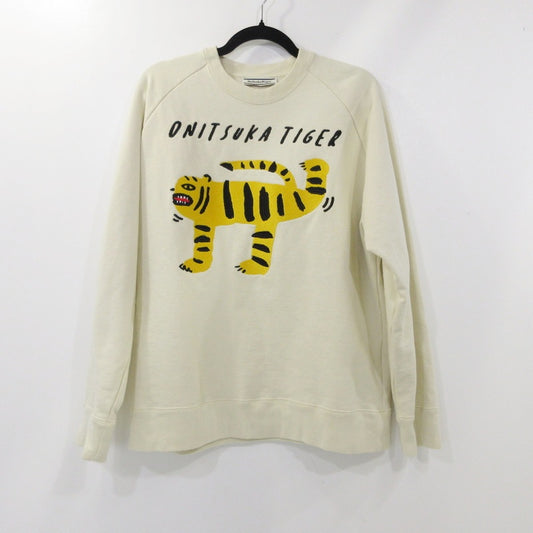 【中古】ONITSUKA TIGER | オニツカタイガー SWEAT TOP スウェット 2183A996 ベージュ サイズ：M