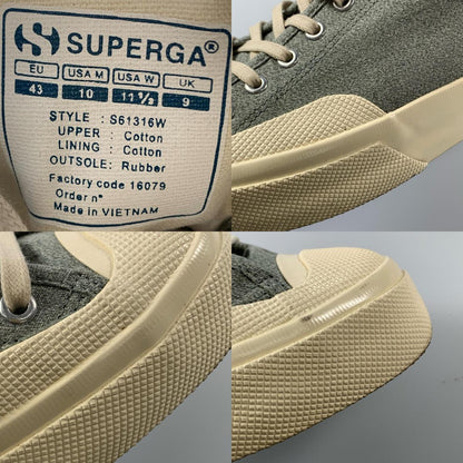 【中古】SUPERGA | スペルガ 2432 SALT PEPPER スニーカー 3S61316W US10(28.0cm程度) グレー