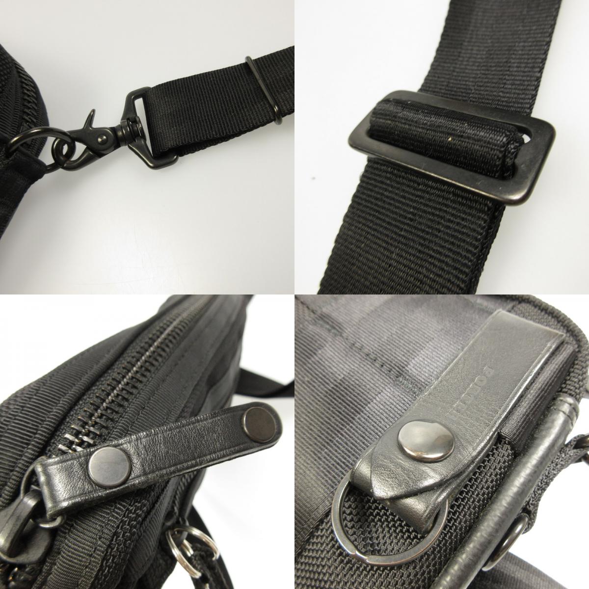 【中古】PORTER | ポーター HEAT ショルダーバッグ 703-06975 ブラック